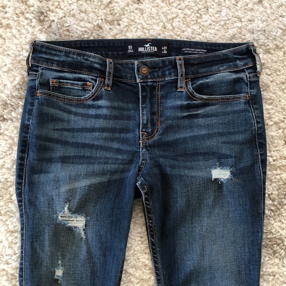 Hollister Low Rise Crop Super Skinny - Picture 2 of 6